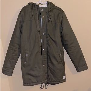 Only & Sons fleece lined hooded parka
